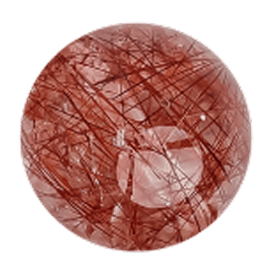 Red Rutilated Quartz